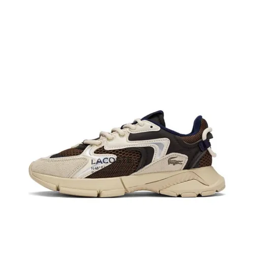 LACOSTE Толстоподошвенные кроссовки Low Top Коричневый/Светло-коричневый Женские