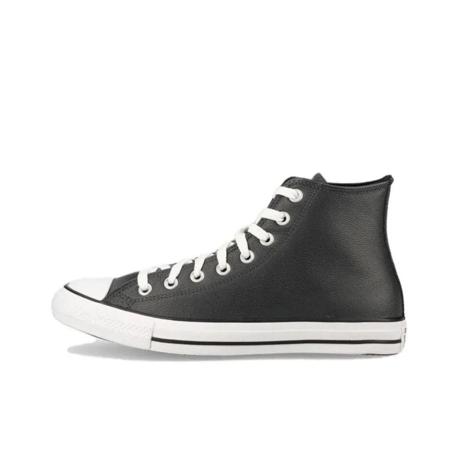 Converse CHUCK TAYLOR Anti Slip Wear Resistant Mid Top Skateboard Shoes Unisex Black