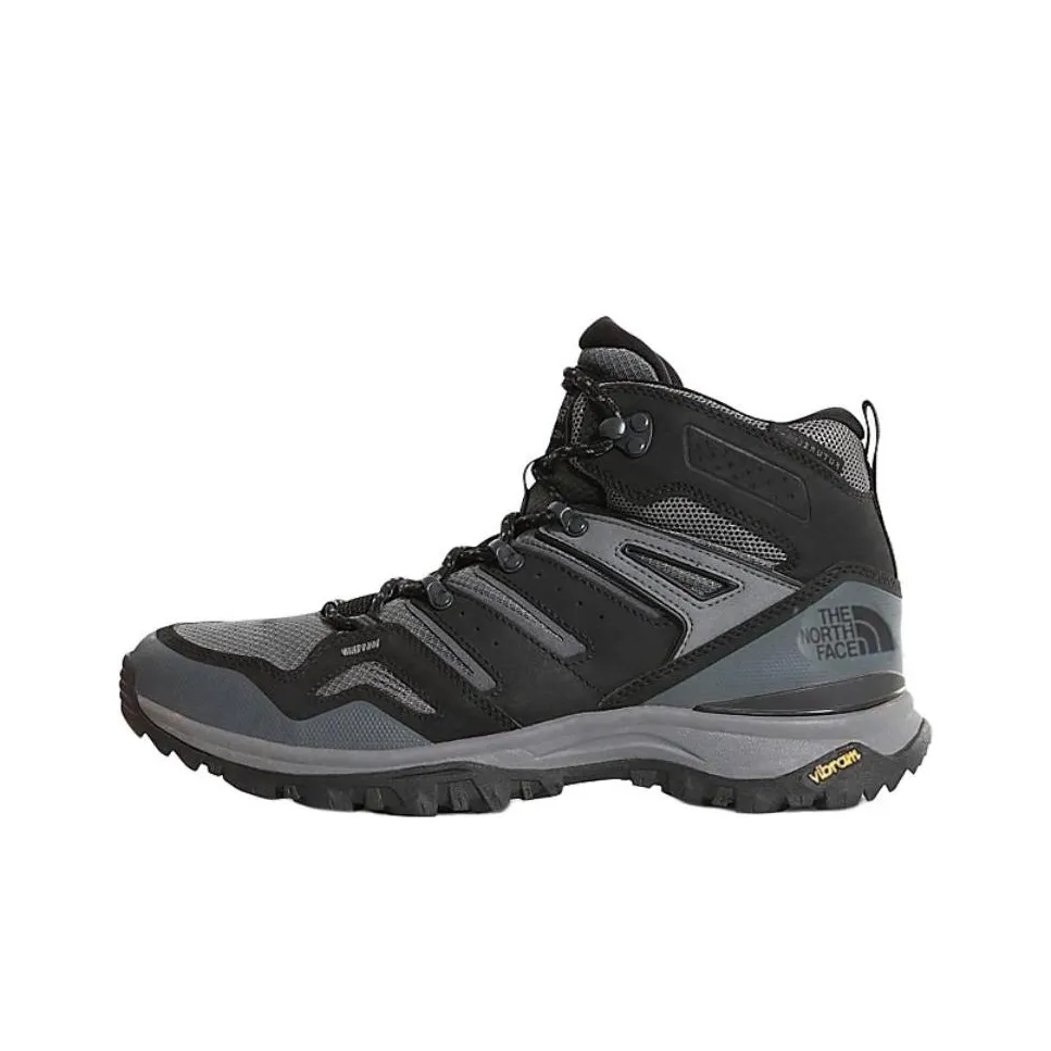 THE NORTH FACE HEDGEHOG FUTURELIGHT Anti Slip Wear Resistant High Top Hiking Shoes Men Black Gray
