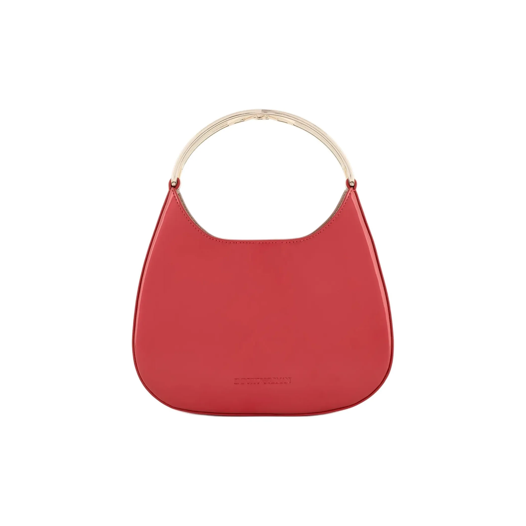 EMPORIO ARMANI Polyester Shoulder Bag Crossbody Bag Handbag Mini Women's Red