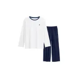 긴팔 바지 - 아이보리 - 남성용