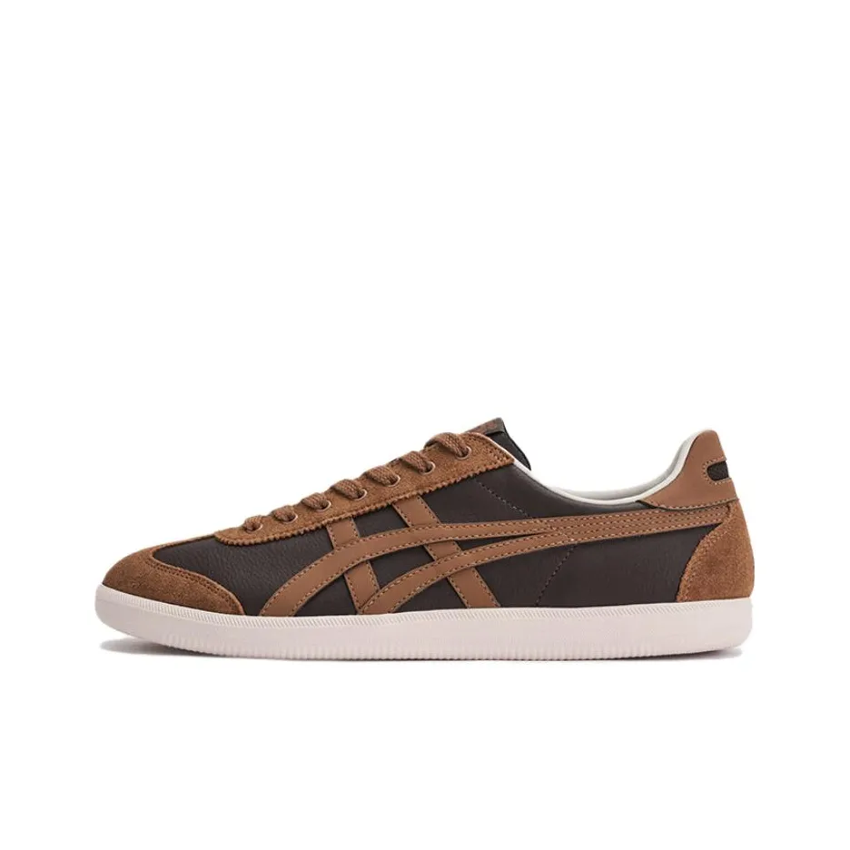 Onitsuka Tiger Tokuten Устойчивый к истиранию Низкий Топ Casual Унисекс Коричневый