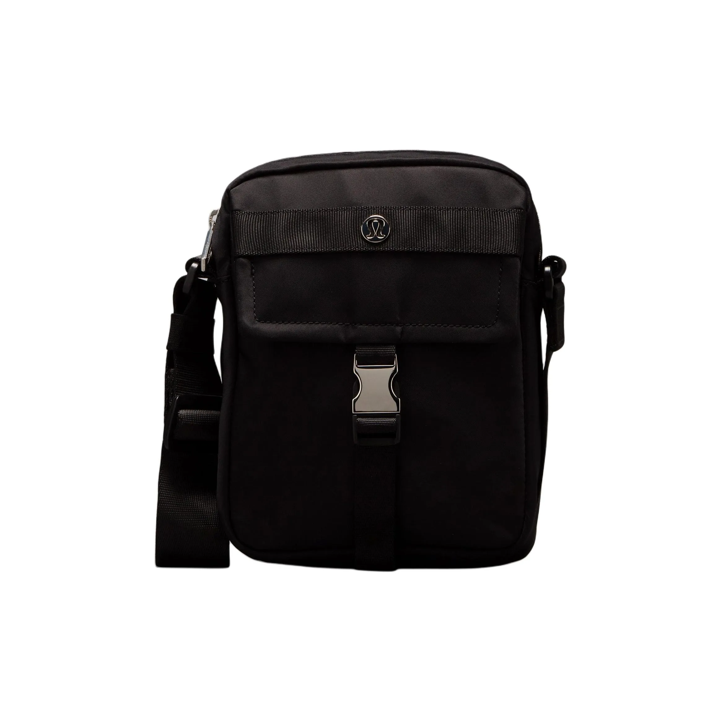 Lululemon Recycled Polyester With Nylon Shoulder Bag, Crossbody Bag Regular Unisex Black