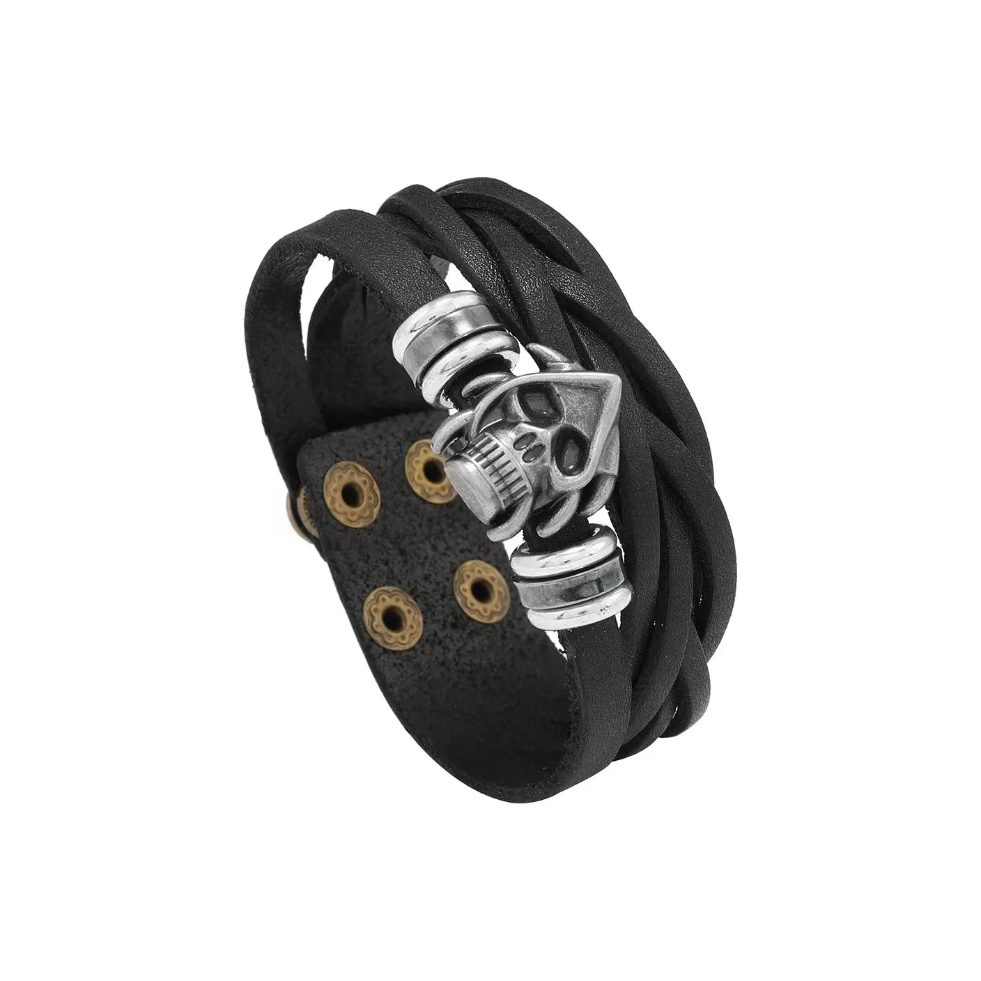 Listen To The Flowers Bloom Браслеты из коровьей кожи Мужской