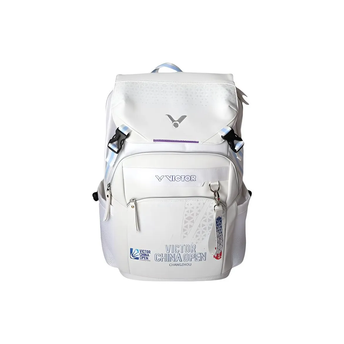 VICTOR Badminton Racket Bags 6 Pcs Pack Fashion Casual Backpack Moon White Unisex Individual Shoe Compartment