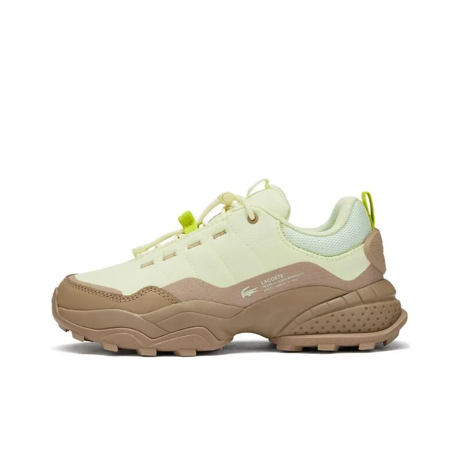 LACOSTE Low-Top Chunky Sneakers Women's Yellow/Light Brown