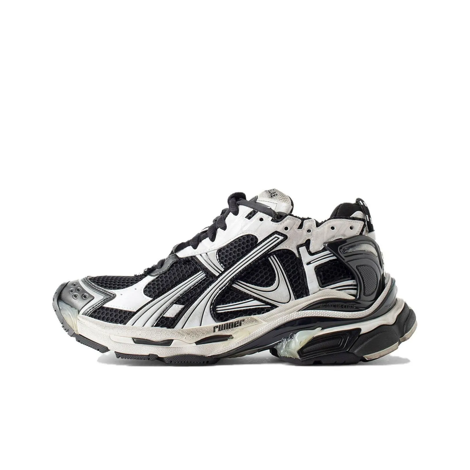 Balenciaga Runner Black White