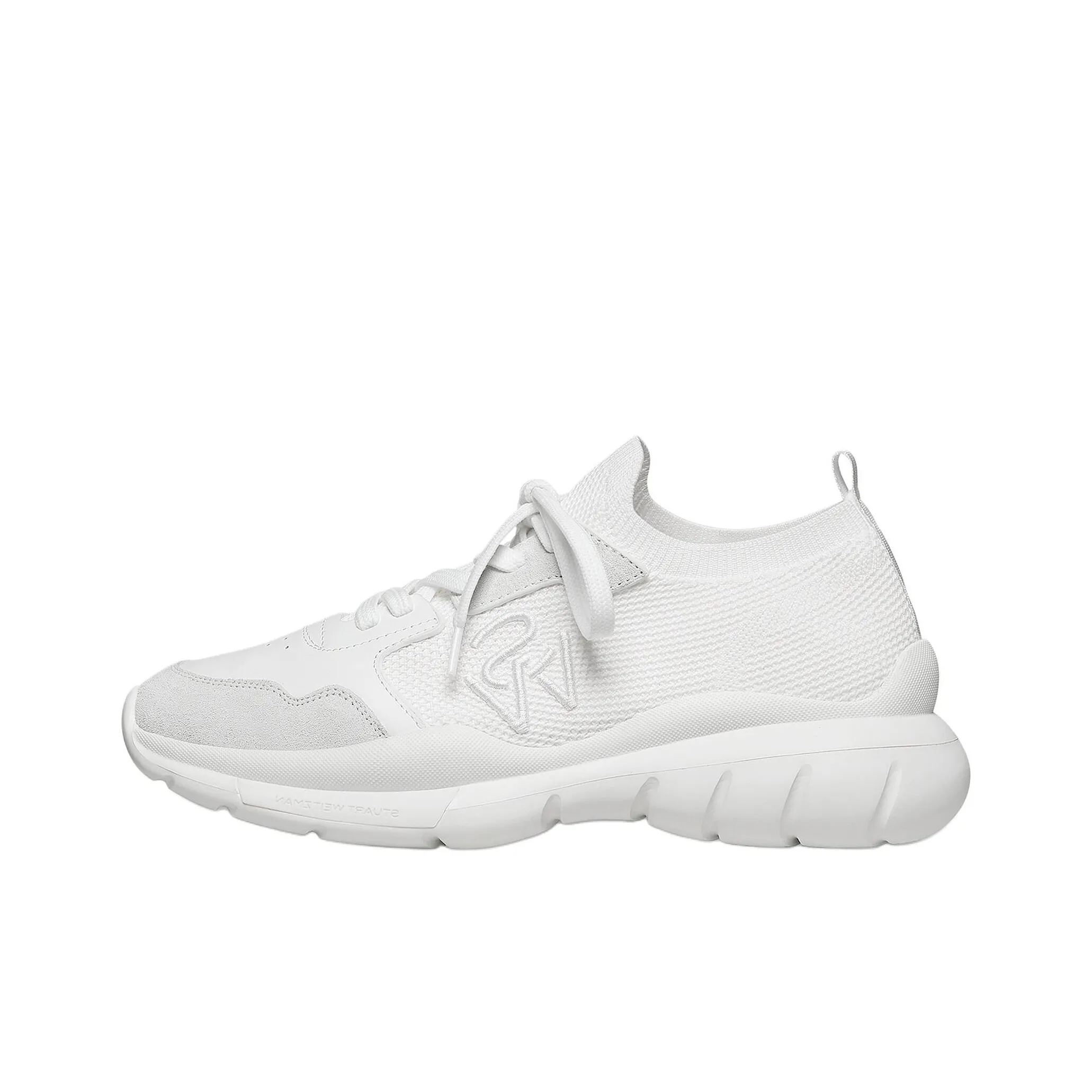 Stuart Weitzman SW 5050 Низкий топ Повседневная обувь Женская Белая