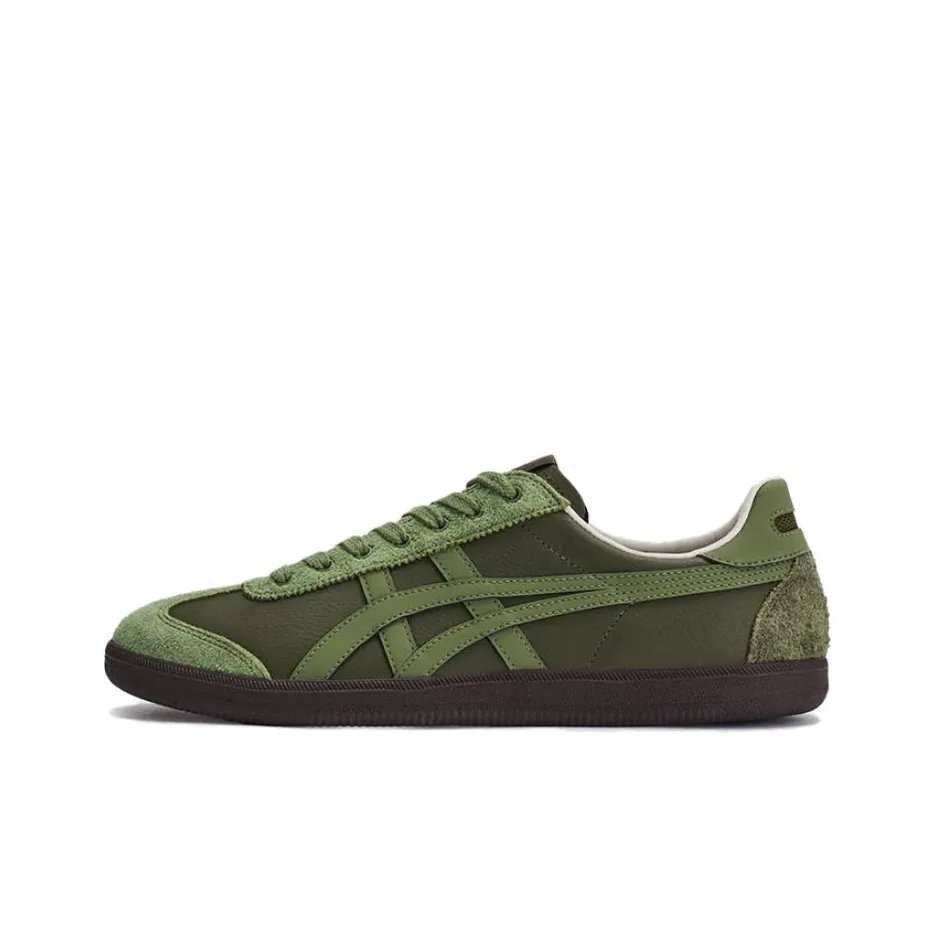 Onitsuka Tiger Tokuten Slip-resistant Abrasion-resistant Low Top Casual Unisex Green Onitsuka Tiger Tokuten Противоскользящий Устойчивый к истиранию Низкий Топ Повседневный Унисекс Зеленый