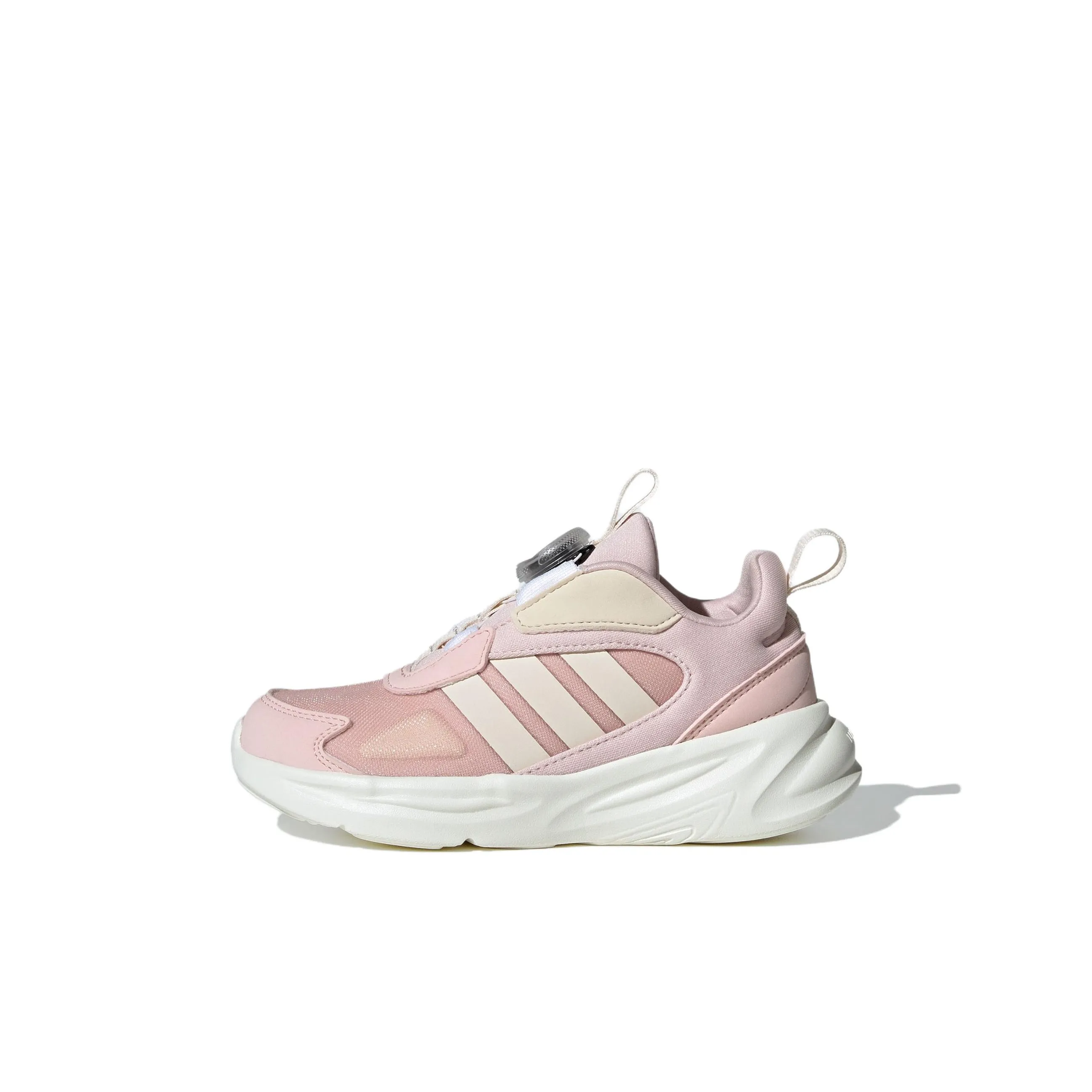Adidas Ozelle Slip-resistant Shock Absorbers Низкие Детские Беговые Кроссовки Розовые Детские
