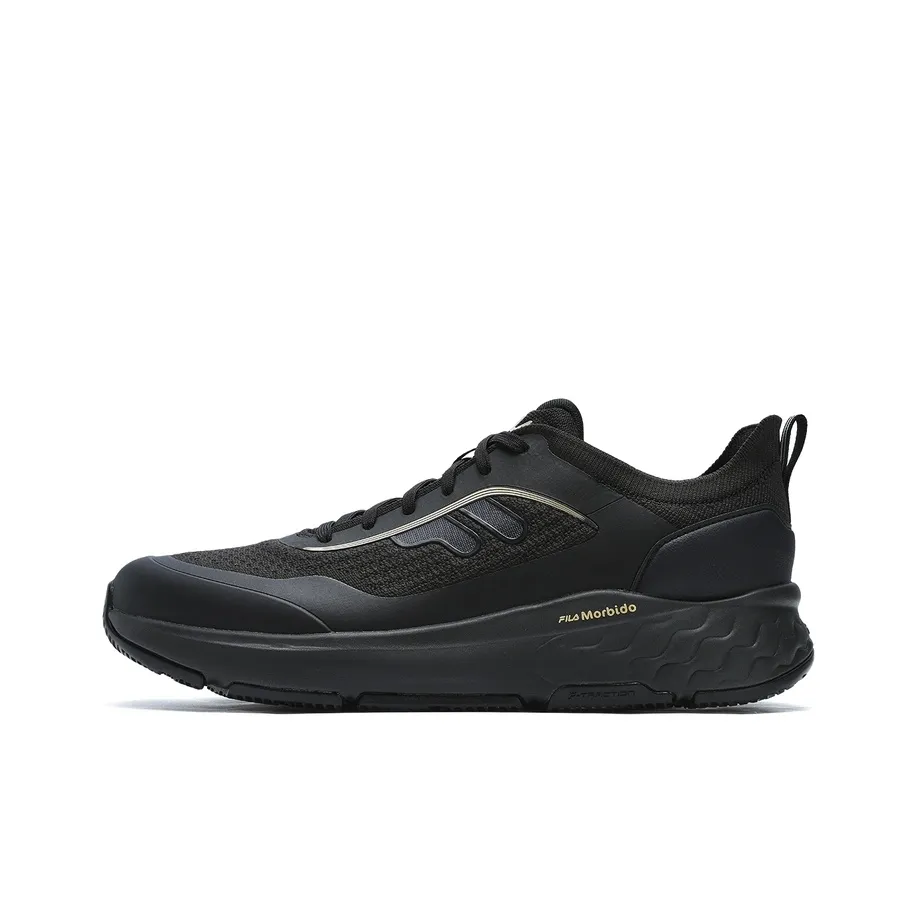 FILA CORE ATHLETICS MIND 7+ Abrasion Resistant Low Top Running Shoes Men Black