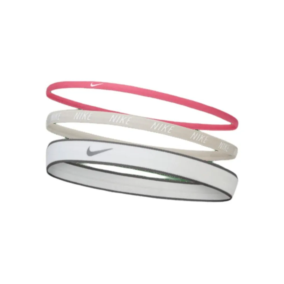 Nike Полиамид Резинки для волос Унисекс Астра Розовый Светло-Железо Серый Белый