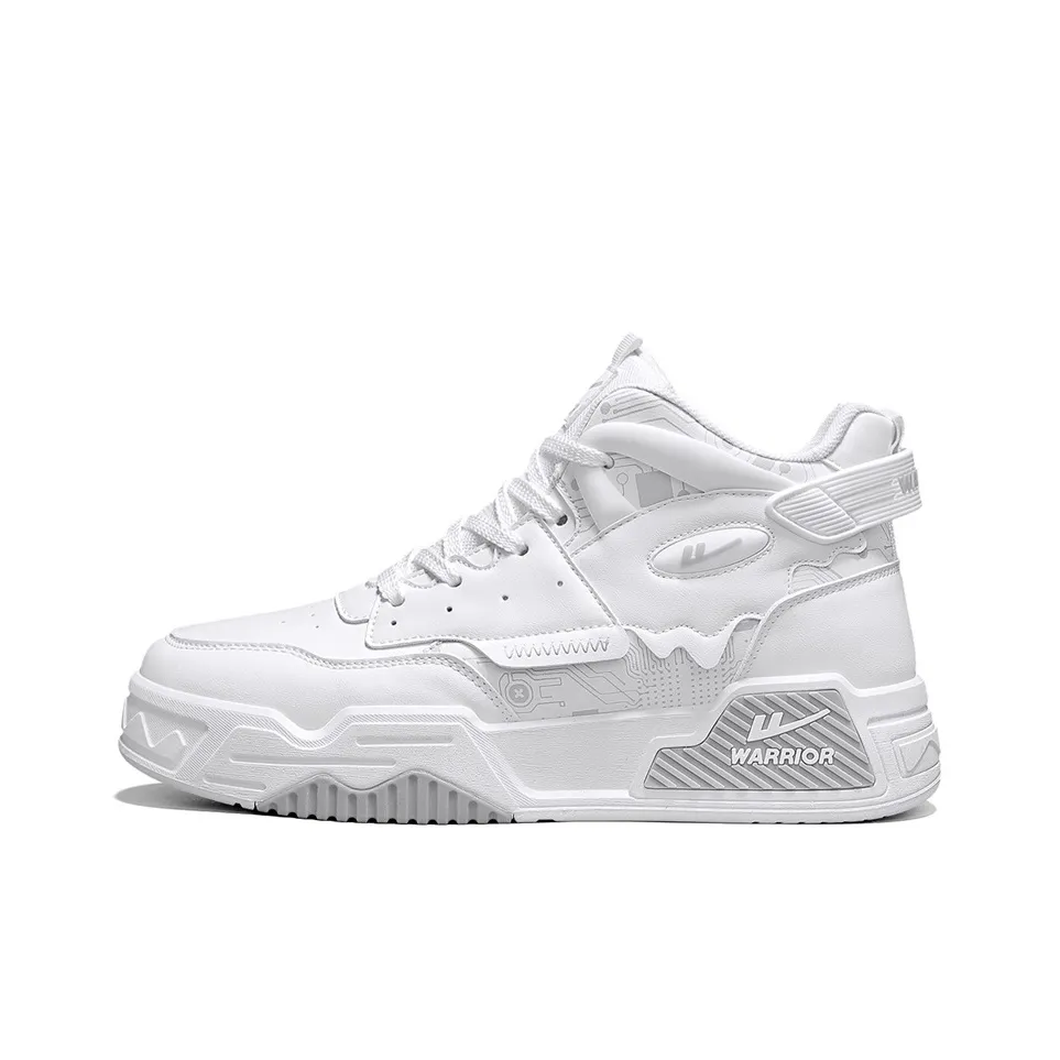 Warrior Height Increasing Abrasion Resistant Lightweight High top Skateboard Shoes Men's