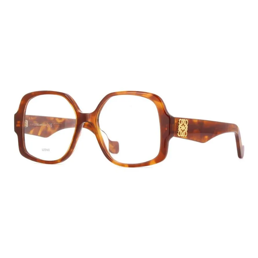 LOEWE Совместное издание Ацетатные квадратные оправы для очков Унисекс Коричневый