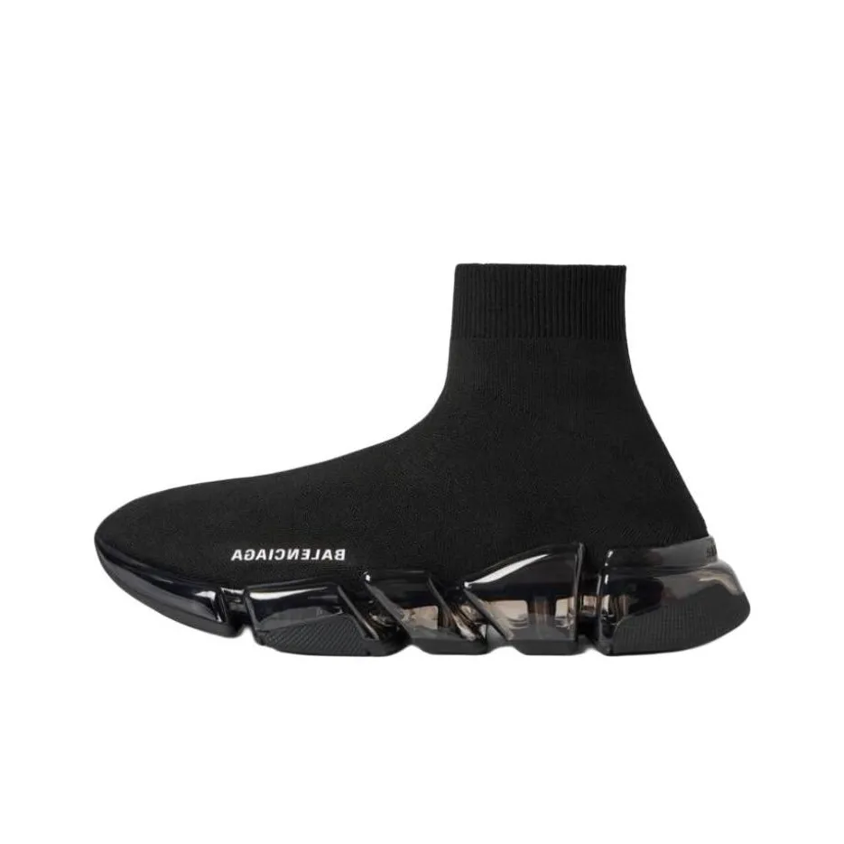 Balenciaga Speed 2.0 Clear Sole Black