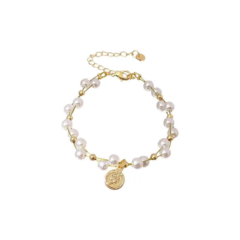 Floating Joy Медный Искусственный Жемчуг Браслеты Женские