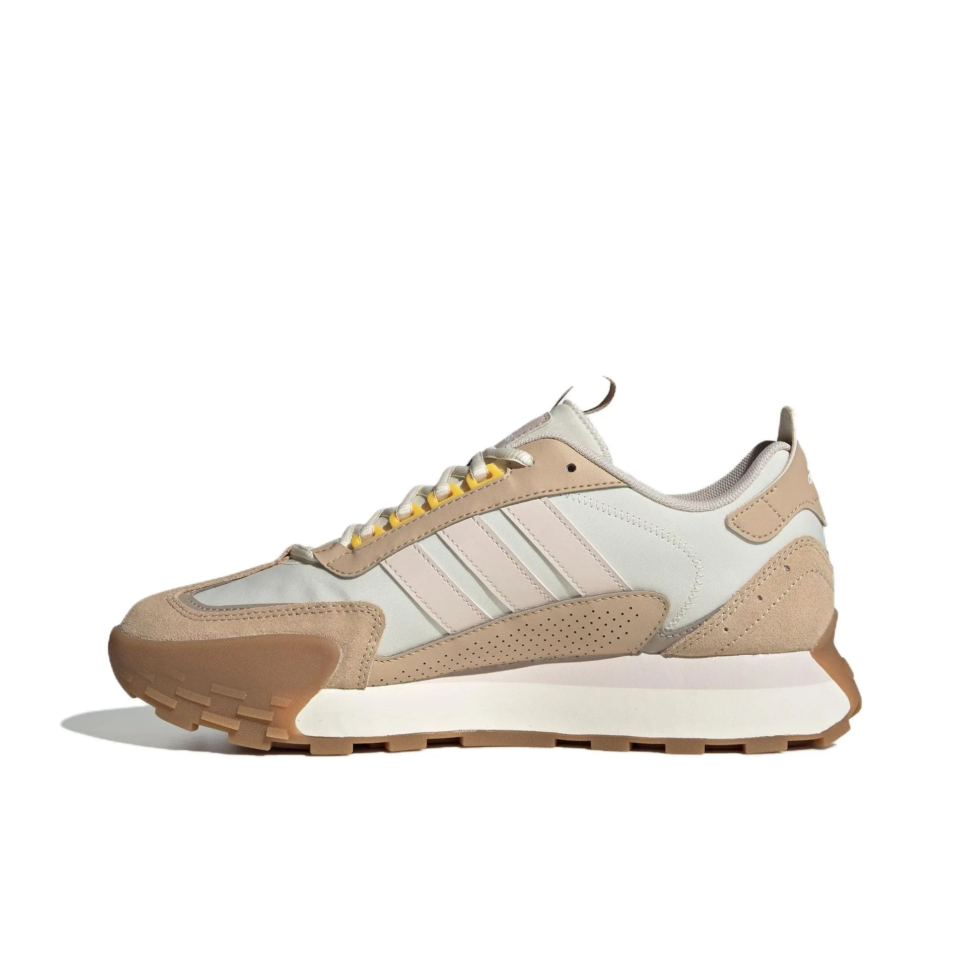 Adidas Futro Mixr Slip Resistant Shock Absorbers Низкий Топ Повседневные Беговые кроссовки Женские Айвори