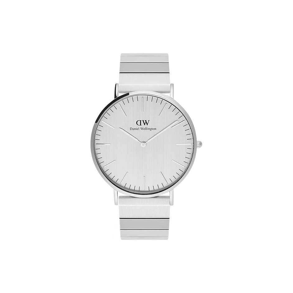 Daniel Wellington Мужские часы Кварцевый механизм 40 мм Белый циферблат