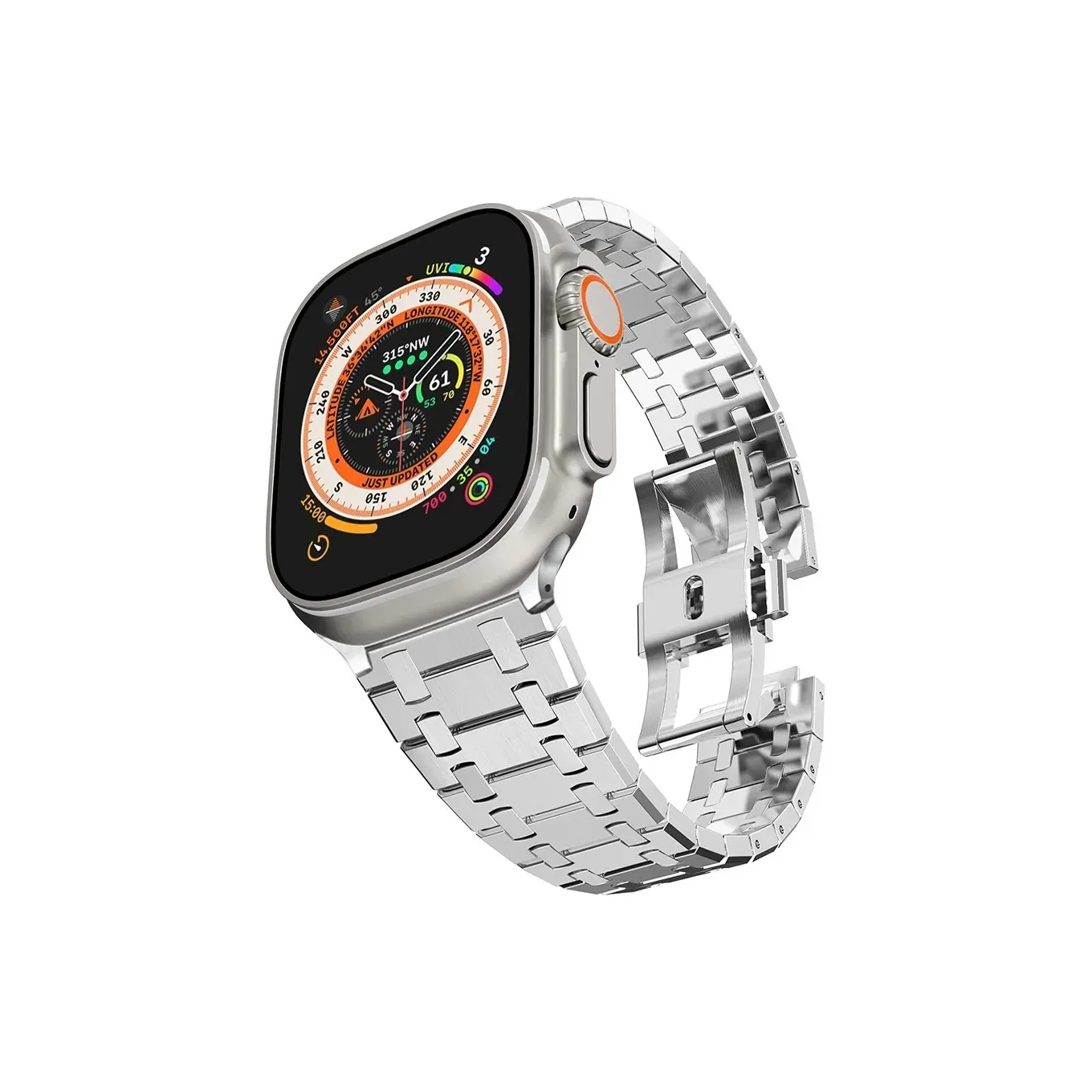 Biaodaige Strap Apple Compatibility Stainless Steel Material 150 220mm