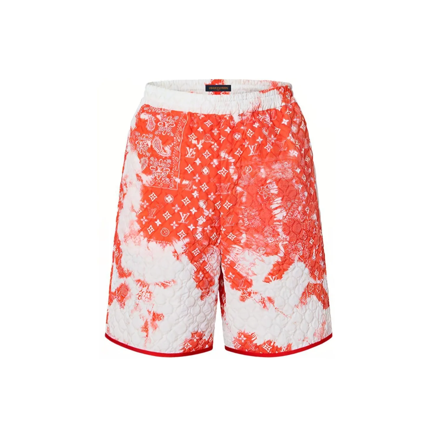 LOUIS VUITTON Monogram Bandana Nylon Tracksuit Shorts