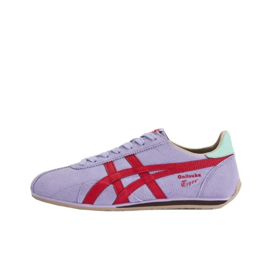 Onitsuka Tiger Runspark Anti Slip Wear Resistant Low Top Casual Shoes Unisex Fuchsia