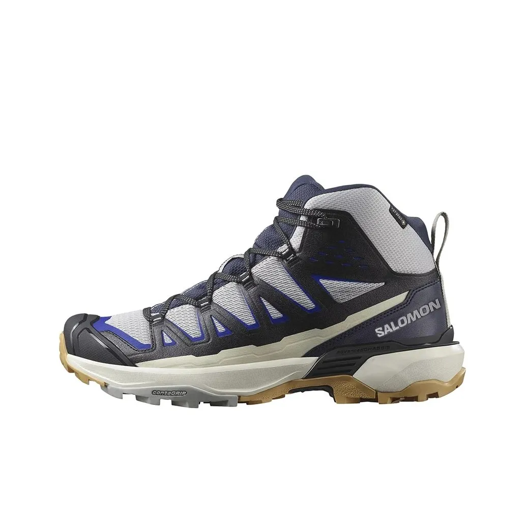 Salomon X Ultra 360 Slip-on Устойчивый к истиранию MID Топ Альпинистская обувь Мужская Серый Черный