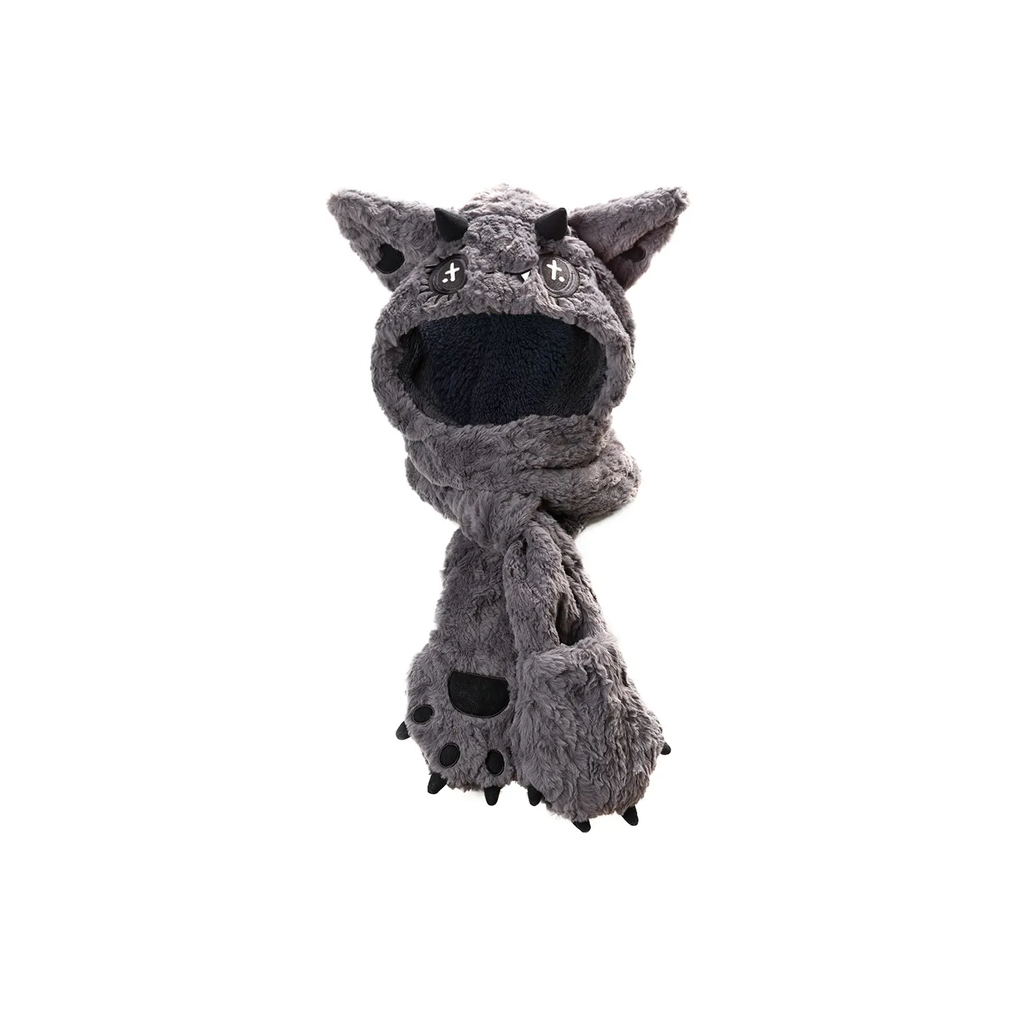 GUKOO Polyester Beanies Women's Mist Gray
