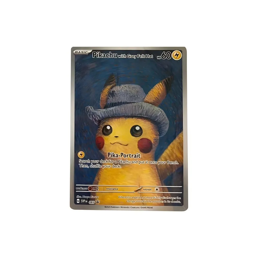 POKEMON Pikachu Van Gogh Collaboration IP/Anime Cards 1 Pc