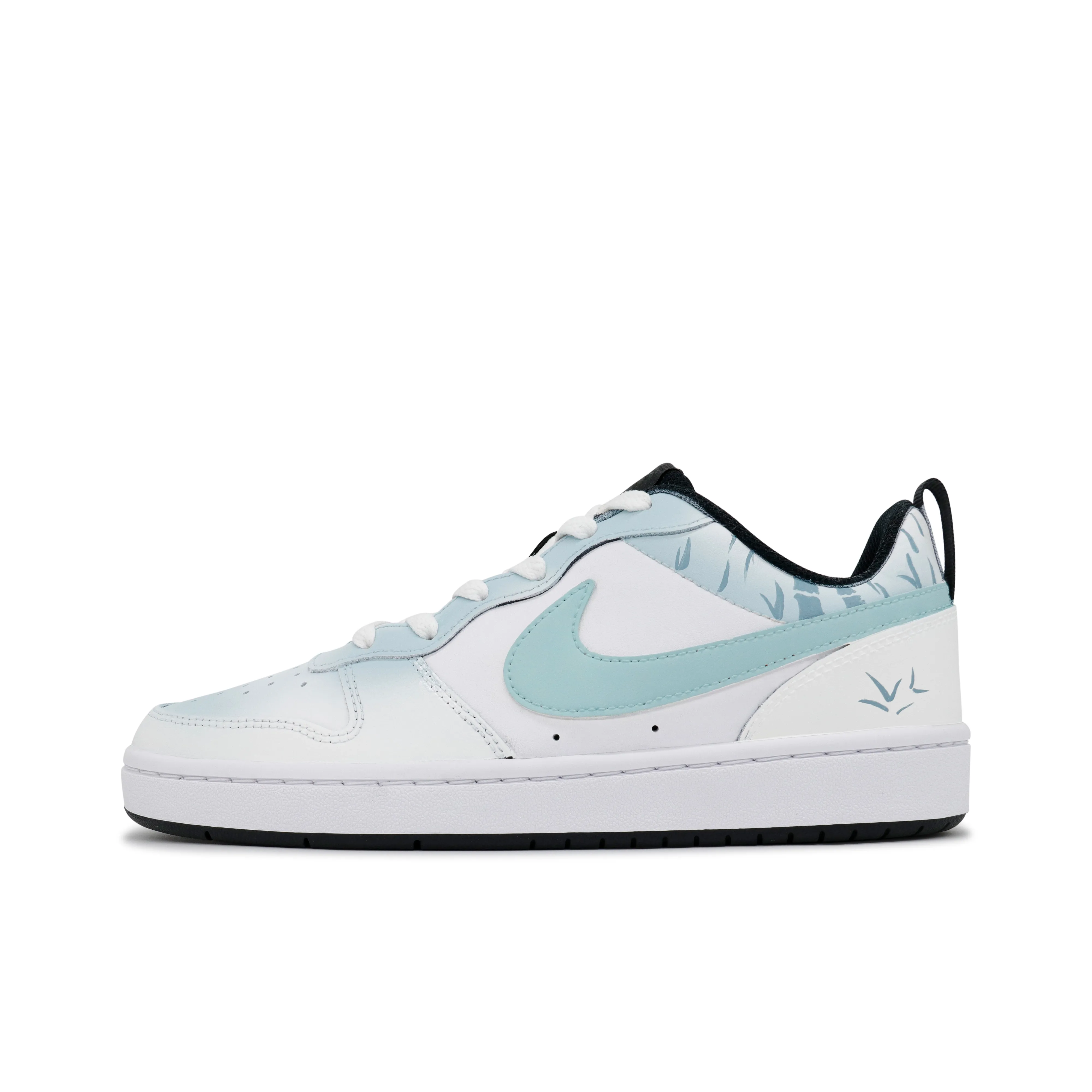Nike Court Borough Non-slip Lightweight Low-Top Skateboard Shoes GS Mint Green