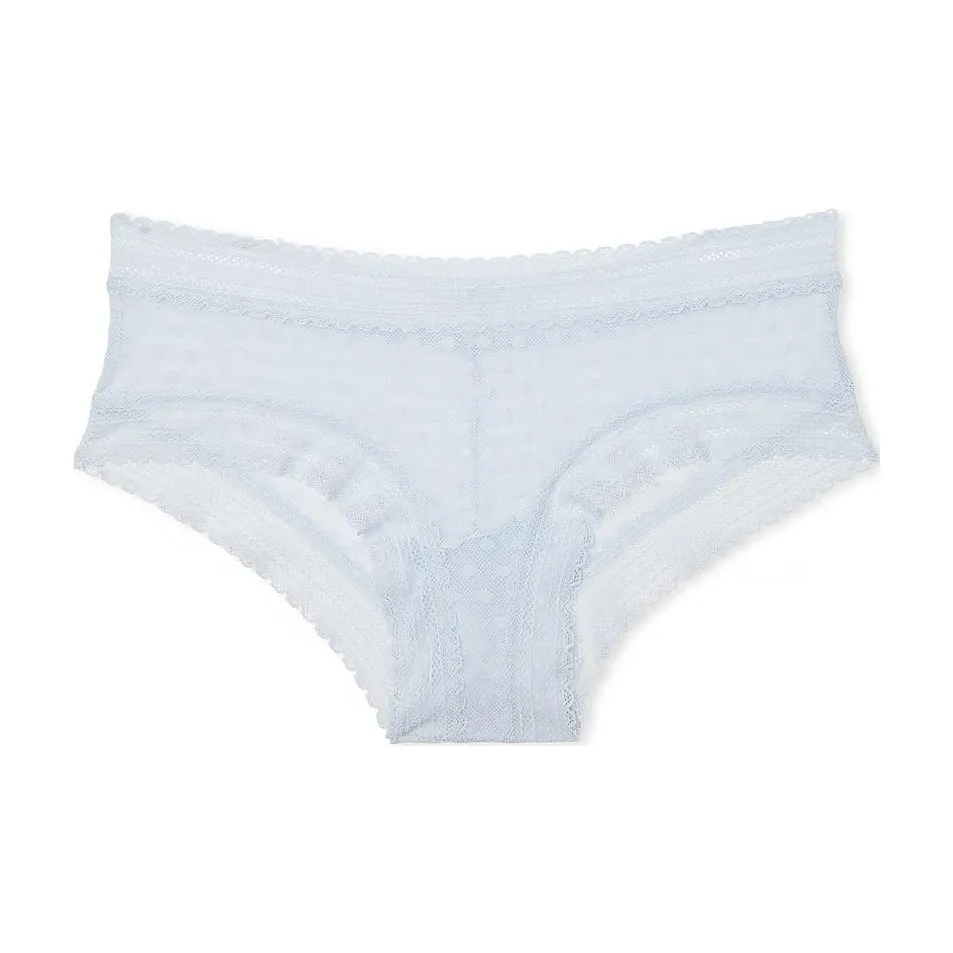 Victoria's Secret PINK Wink Cheeky Panty / Hydrangea Blue Underpants Women's 1 Pack Blue