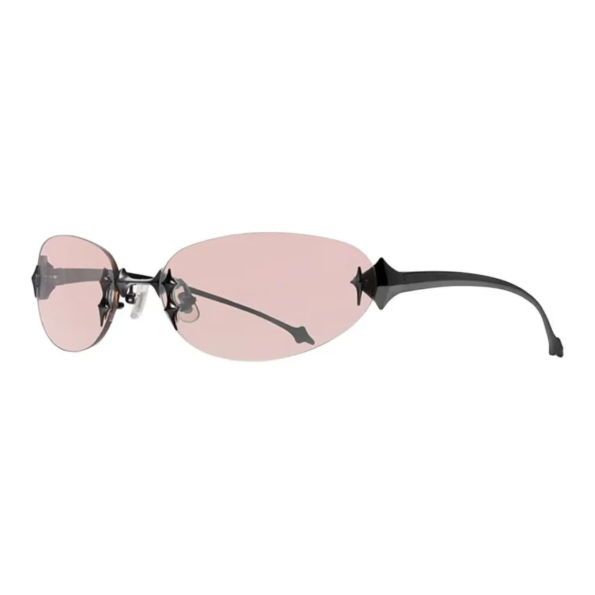 GENTLE MONSTER Металл OVAL SUNGLASSES Унисекс Черный