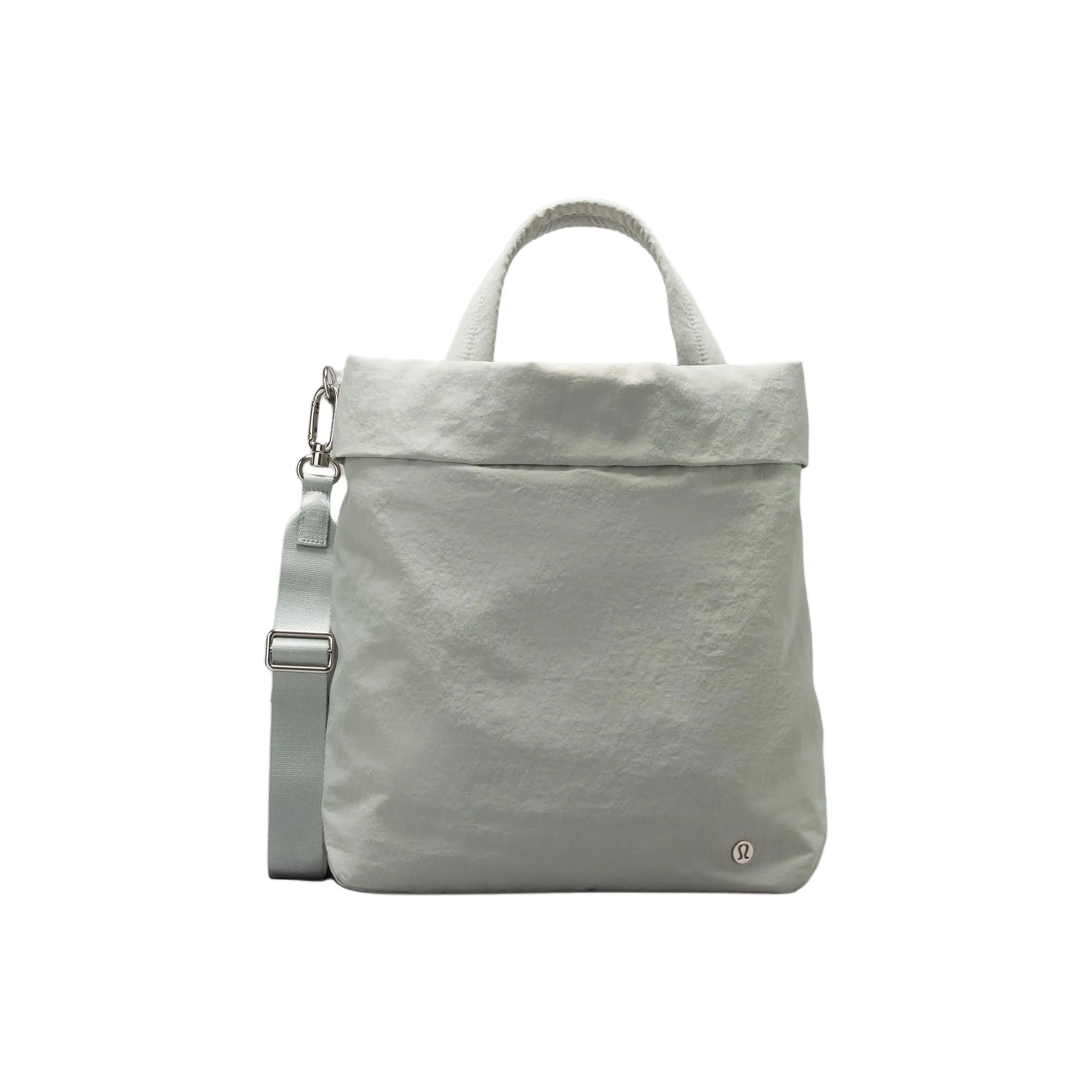 twist-lock leather shoulder bag Brown