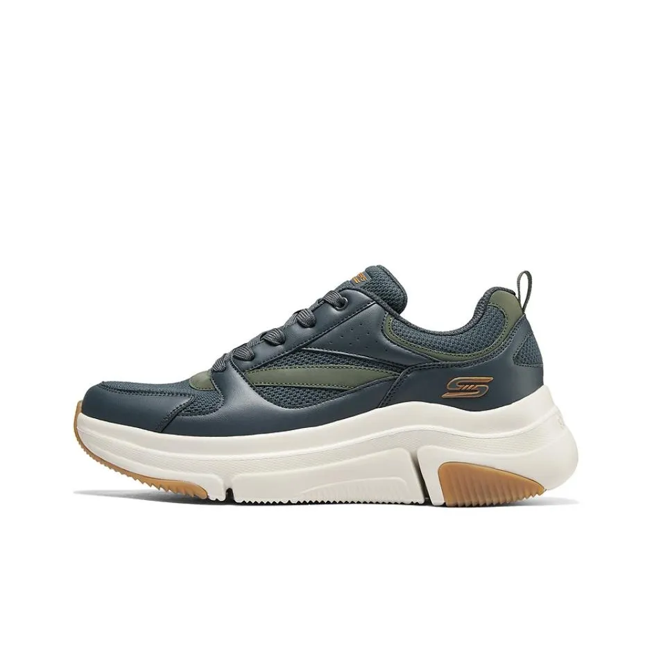 Skechers Низкий Топ Casual Мужской Темно-Серый