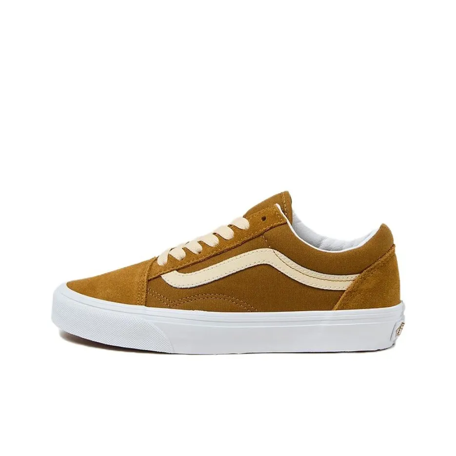 Vans Old Skool Collection Low Top Skateboard Shoes Unisex Brown