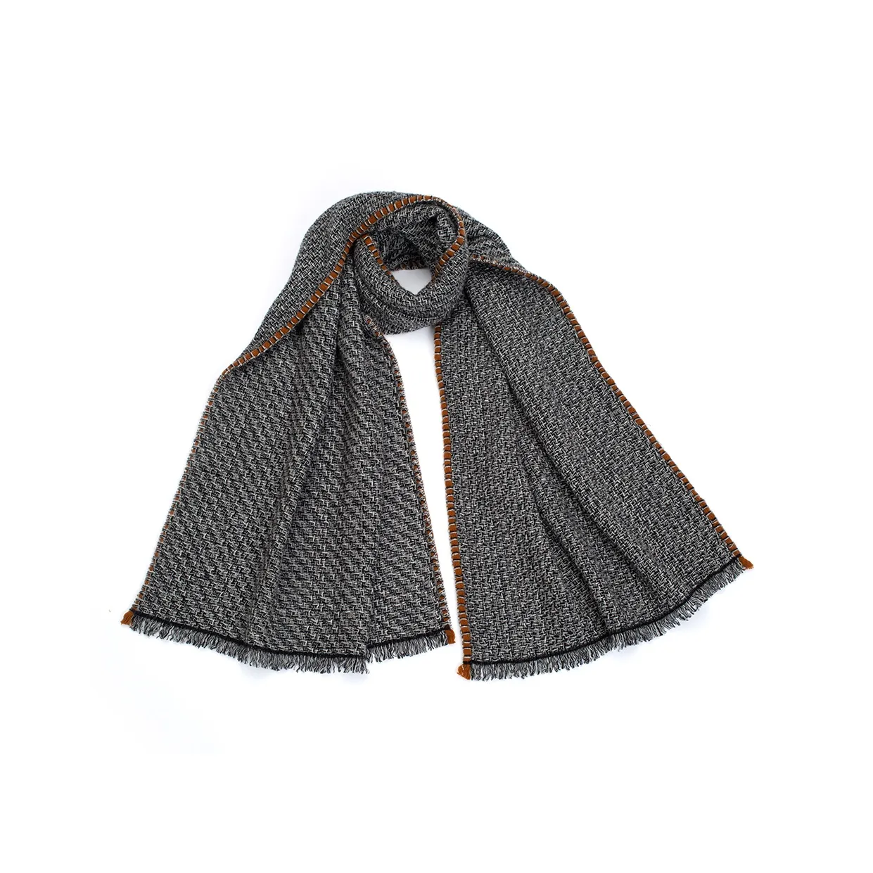 NAME.S 100% Cashmere Knit Scarves Unisex Anniversary Gift Box+Shopping Bag