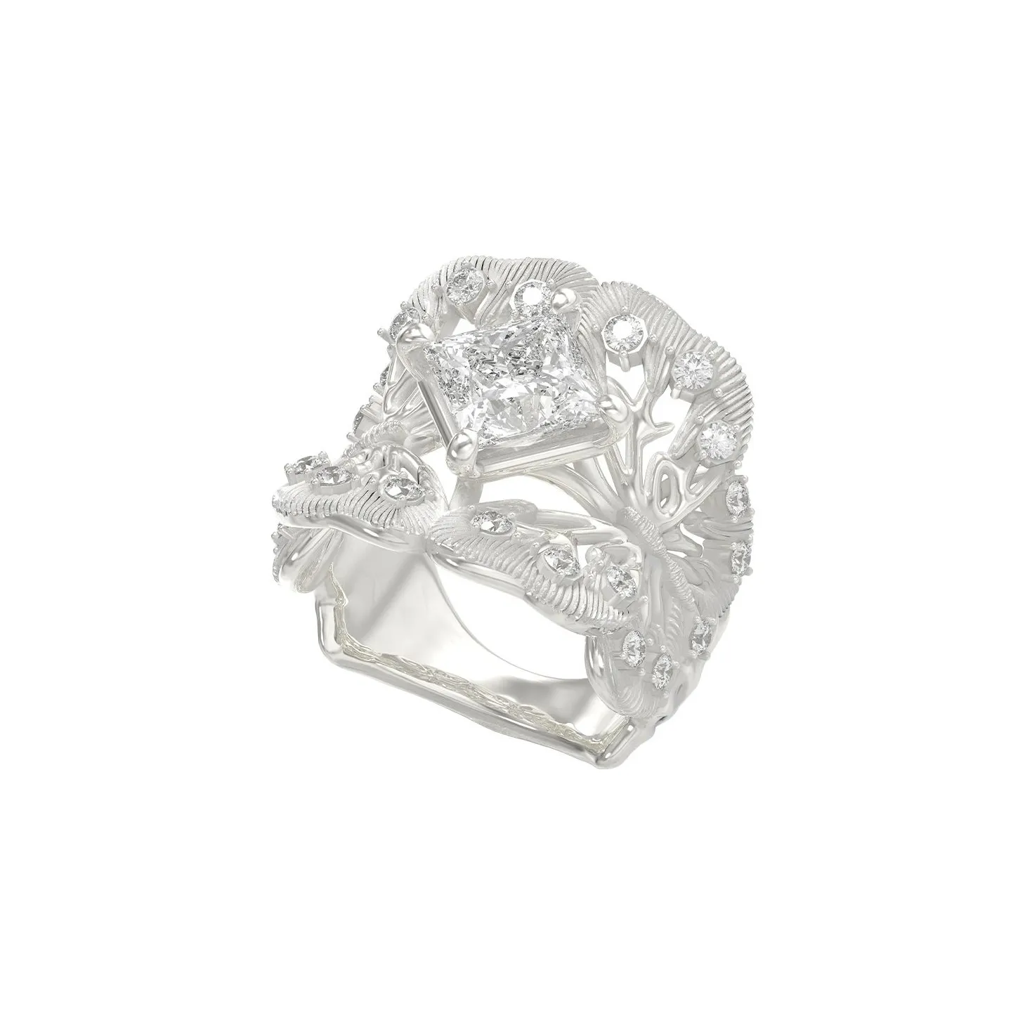 Mouhooland Кольца из стерлингового серебра 925 пробы Унисекс