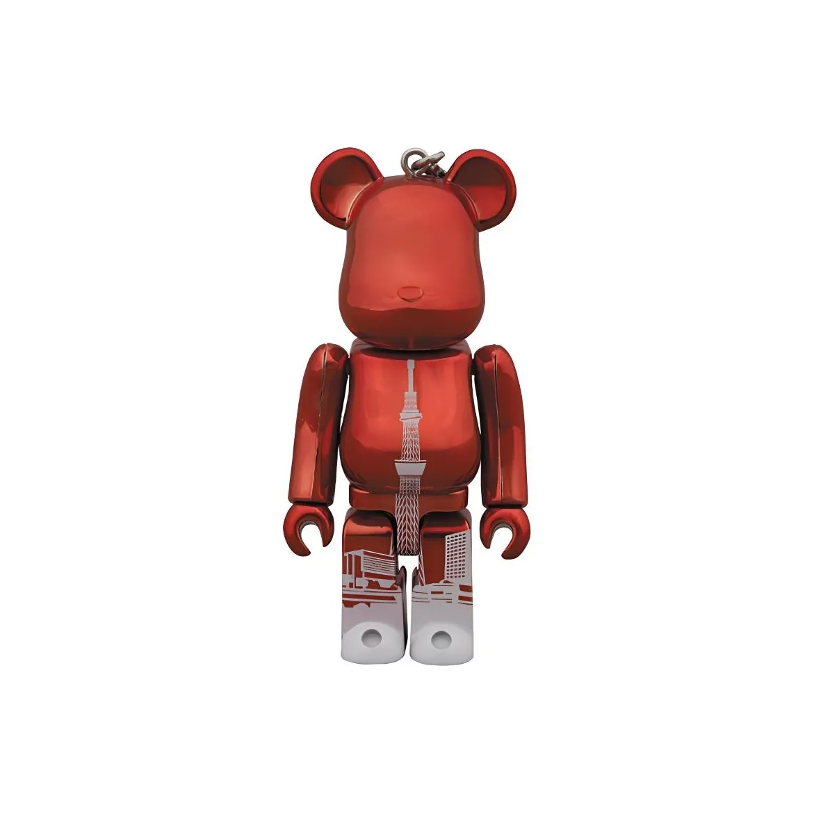 BE@RBRICK Регионально ограниченный Токио Лазурь Дерево Токио Skytree Гальванизированный Красный Прозрачный Карточный Слепой Бокс
