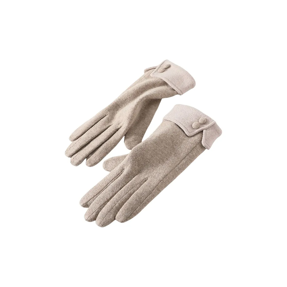 WODONBLE Шерсть Полиэстер Трикотаж Перчатки Женские