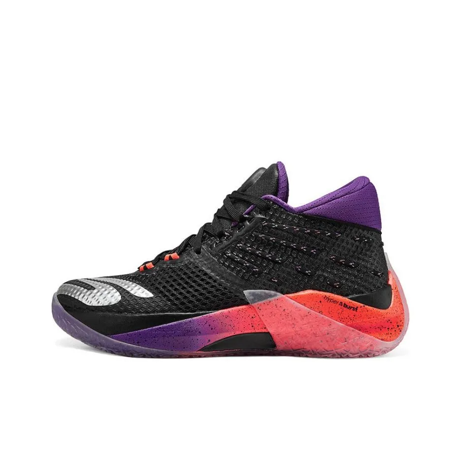 Skechers SKX Low Top Basketball Shoes Men's Black Purple Red