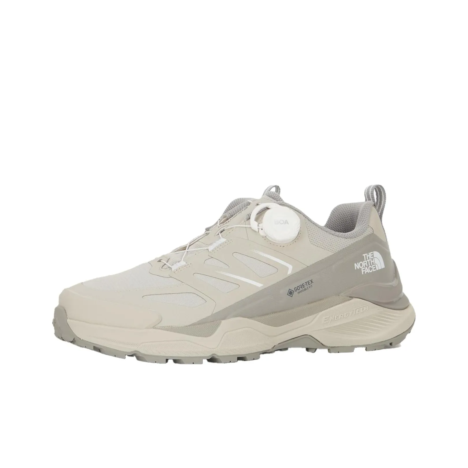 THE NORTH FACE ENERGY TECH LITE Slip Resistant Waterproof Low Top Hiking Shoes Women's Gray