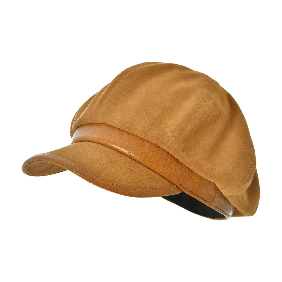 KENMONT Слоеная овчина кожа овчина хлопок регенерированное целлюлозное волокно полиэстер береты женские