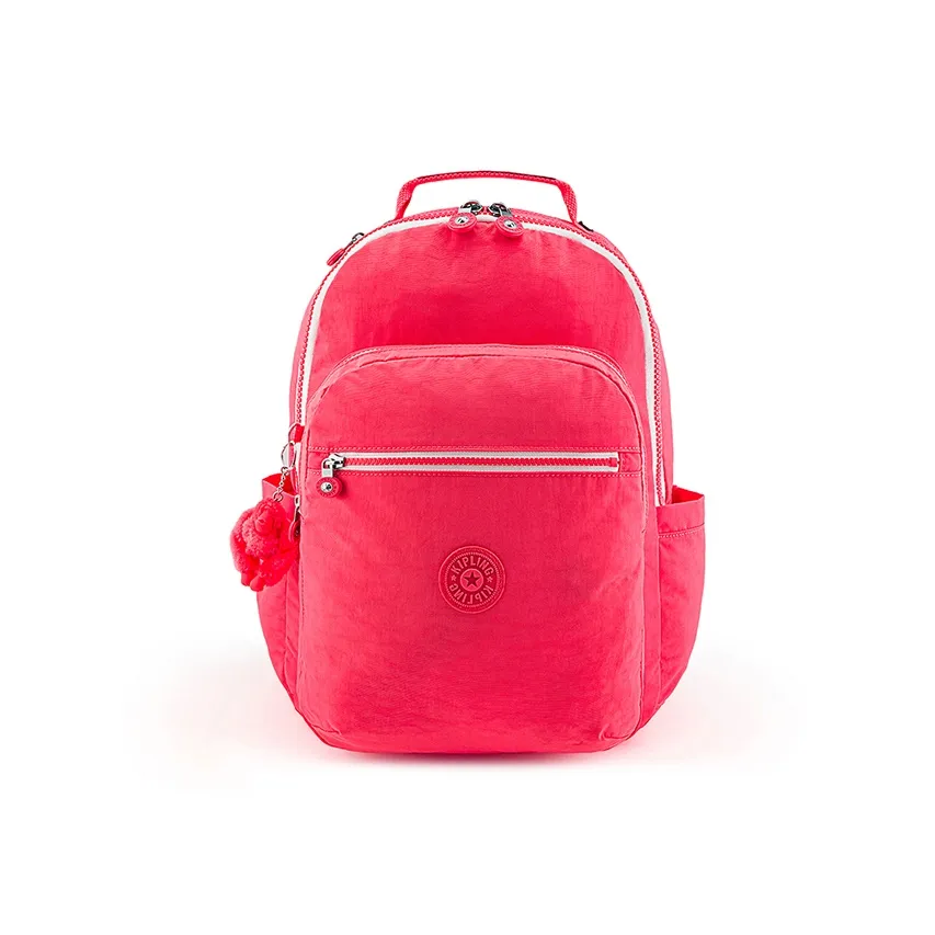 Kipling Polyamide Backpack Unisex Coral Orange
