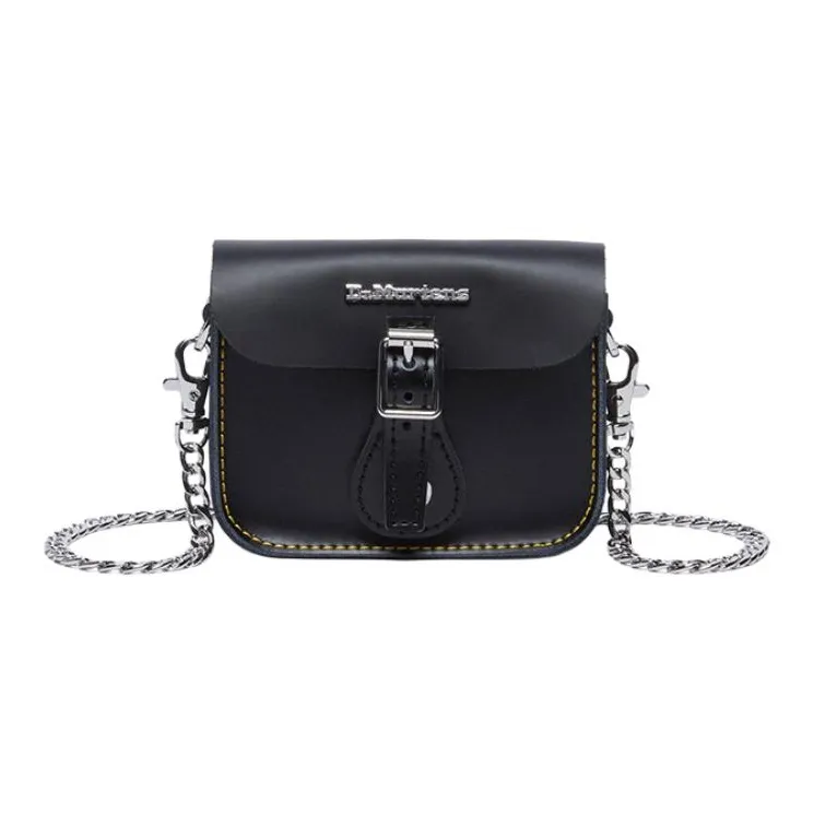 Dr.Martens Cow Leather Shoulder Bag, Crossbody Bag Trumpets Women's Black