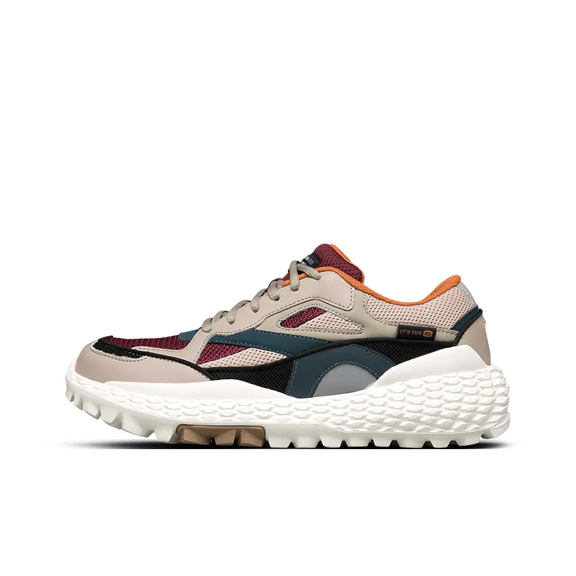 Skechers Abrasion Resistant Беговые кроссовки Мужской Тауповый Многоцветный