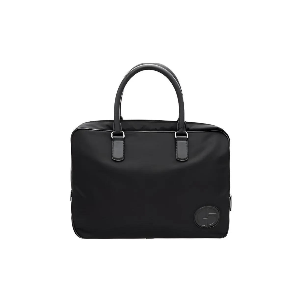 GIORGIO ARMANI Nylon Briefcase, Handbag Men's Black