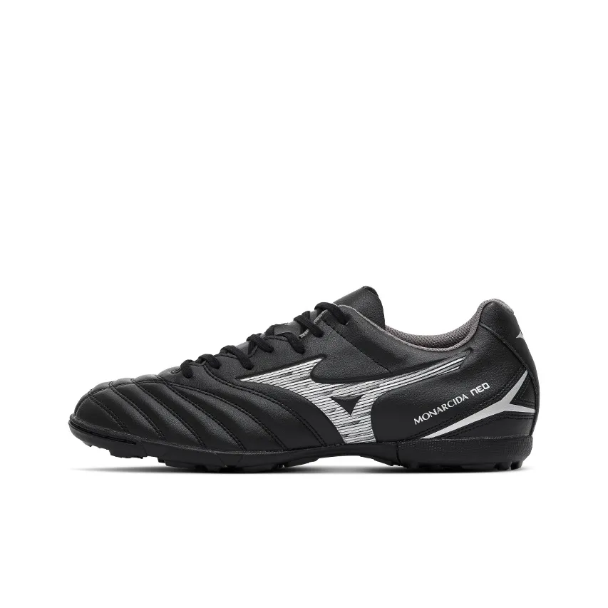 Mizuno MONARCIDA NEO 3 Противоскользящие и Износостойкие Покрытие Футбольные бутсы Мужские Черные Серебряные