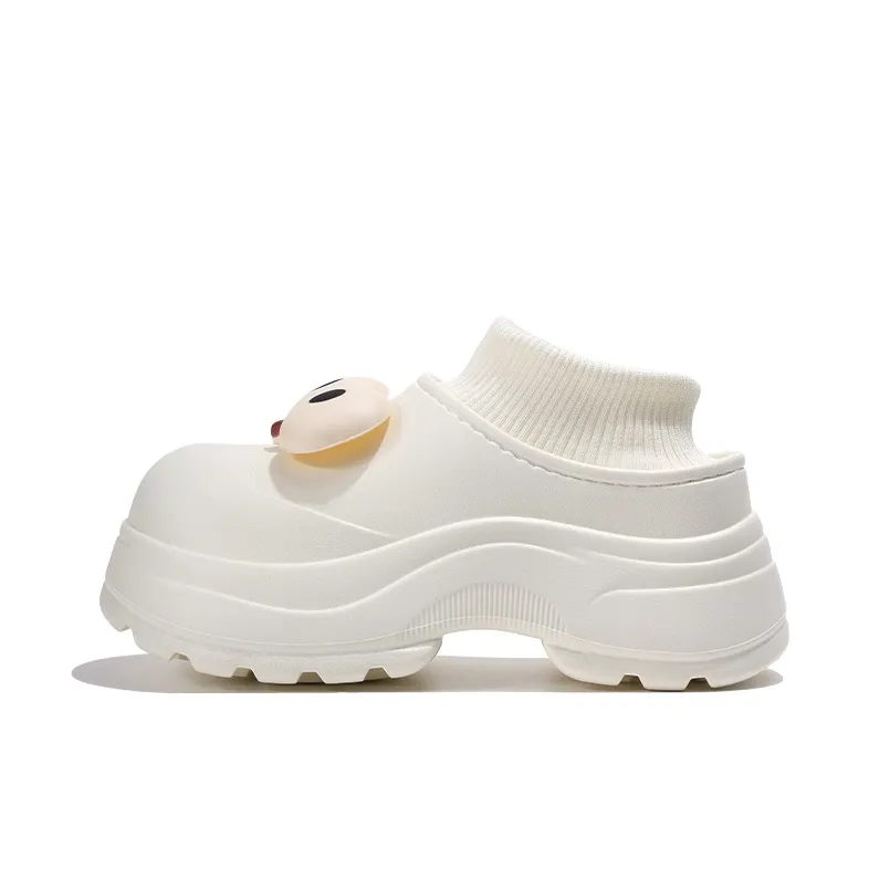 XMISTUO ЭВА Тихие противоскользящие тапочки для дома устойчивые к абразивным воздействиям женские