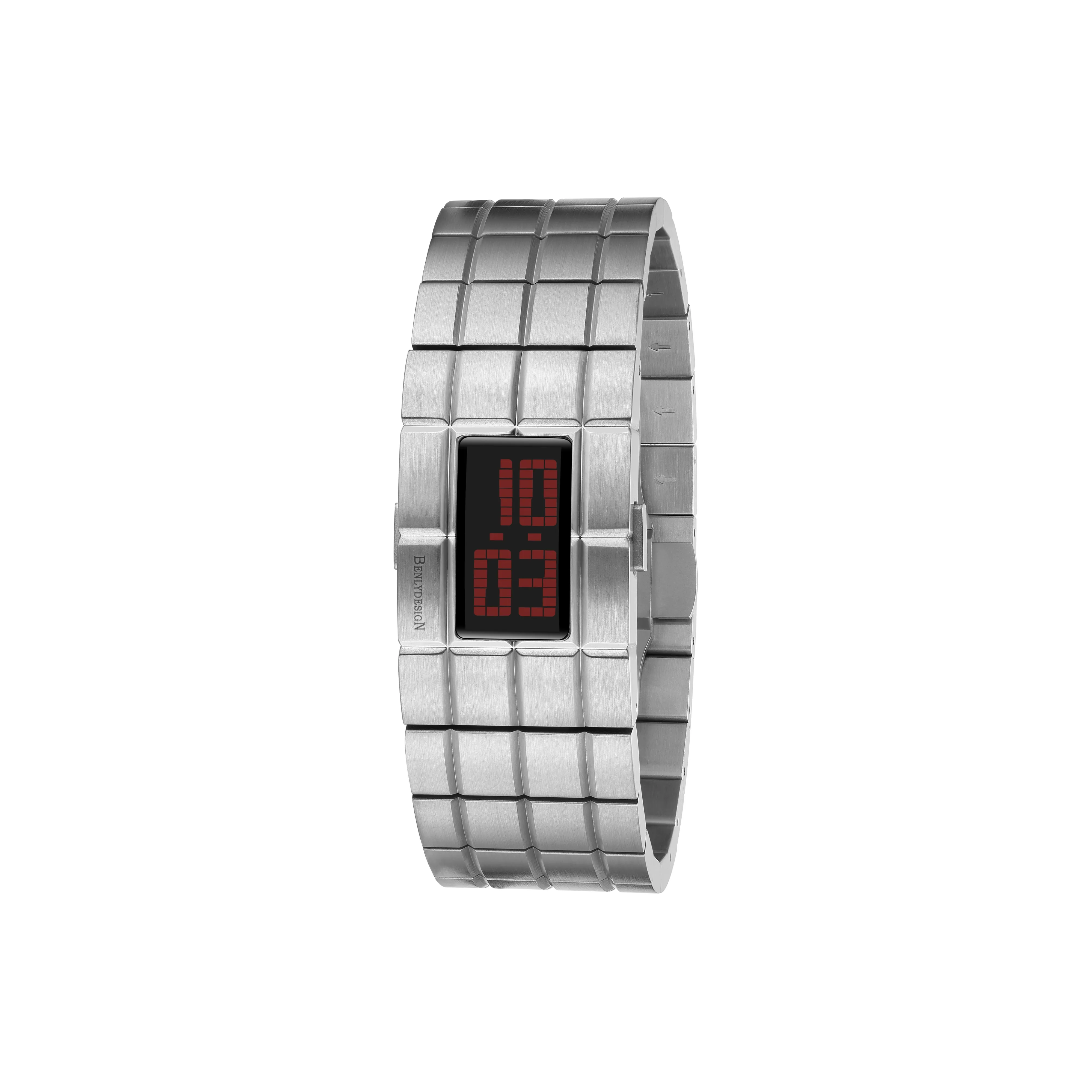 IB BENLYDESIGN Электронный Механизм Мужские часы 9,8мм*17,8мм*11,7мм Черный