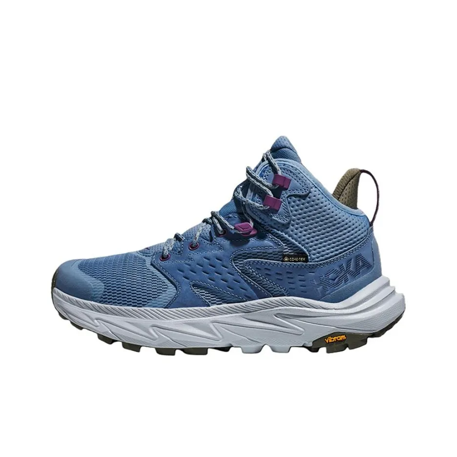 HOKA ONE ONE ANACAPA 2 Hiking / Trekking Shoes Women's Mid Top Twilight Blue/Phantom Blue