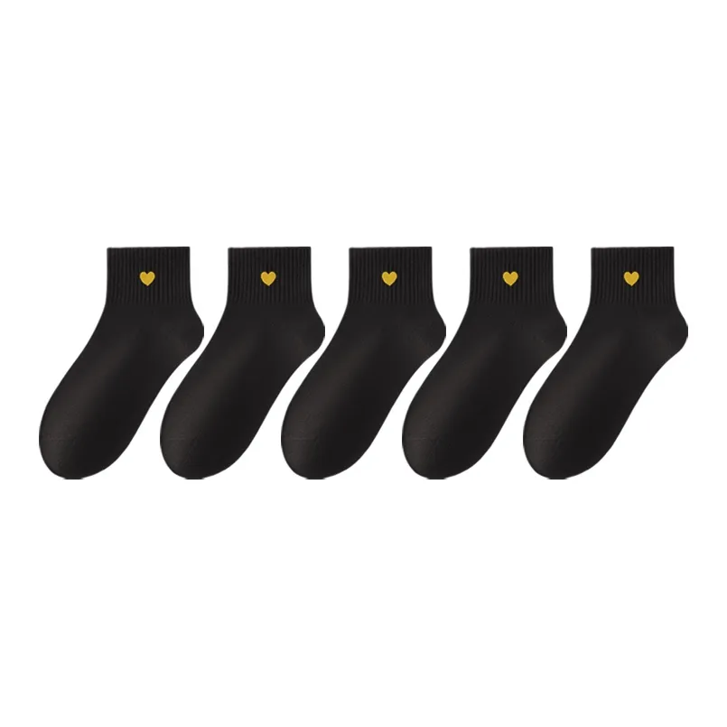 SHIWAJI Mid-Calf Socks Women's 5 Pack